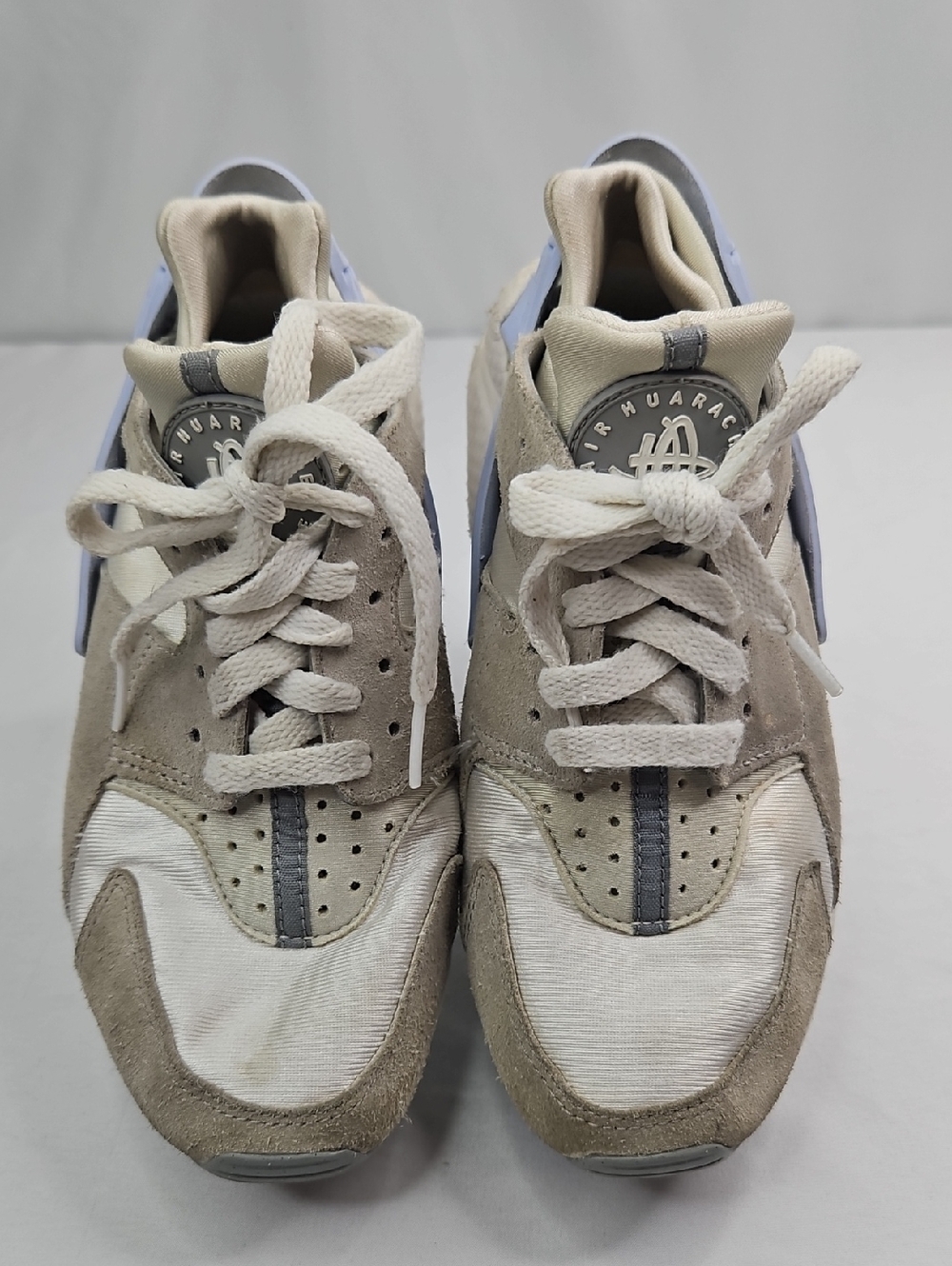 Nike Air  Huarache Women's Blue & Grey Sneakers Size 8 - Picture 3 of 9